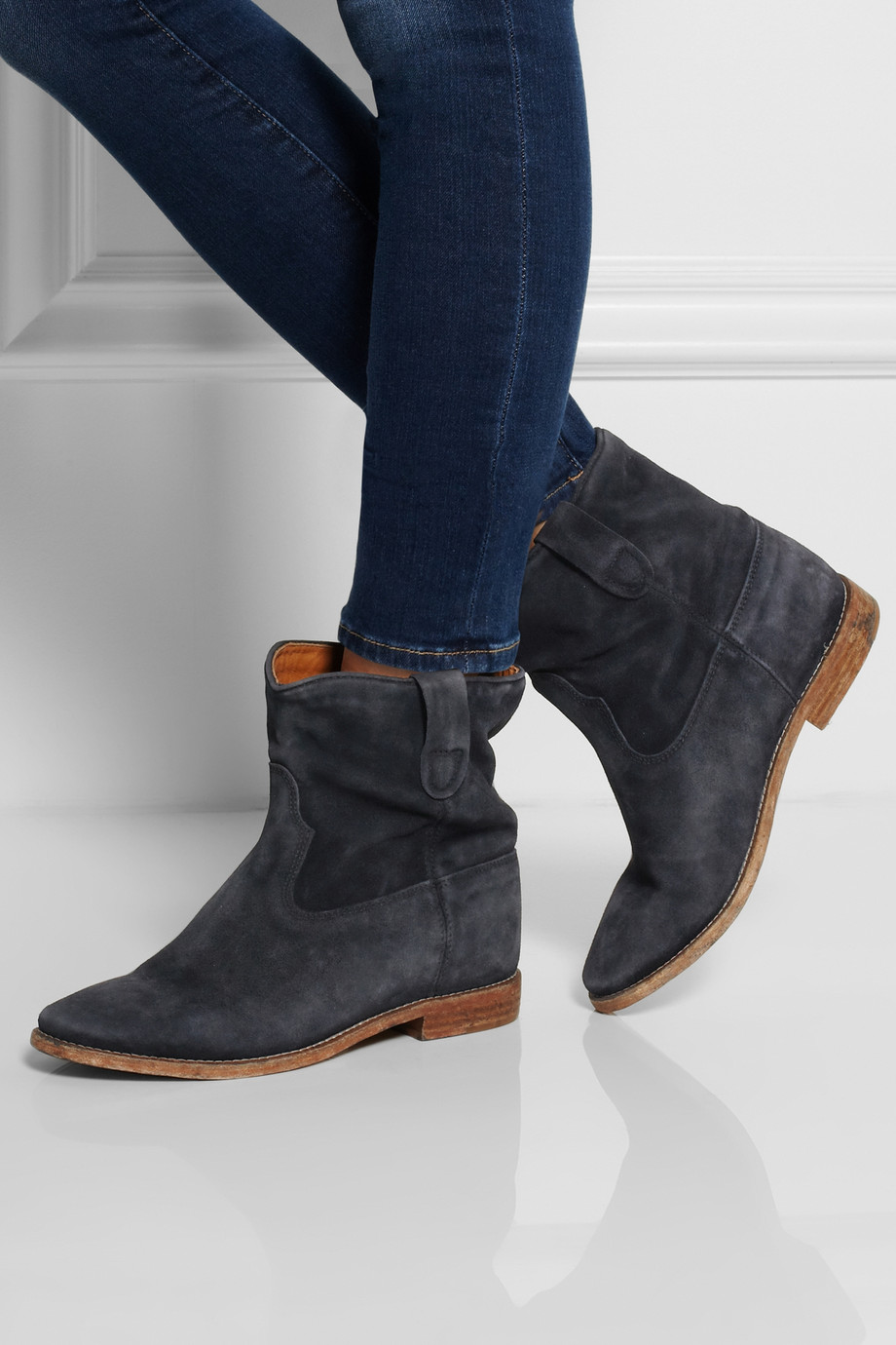 isabel marant denim boots