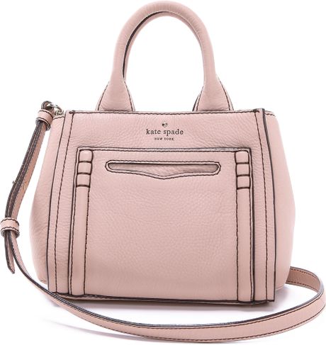 pink liana claremont spade champagne kate shoulder drive bag