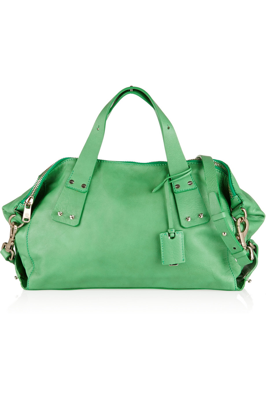 Lyst - Mcq Stratford Leather Tote in Green