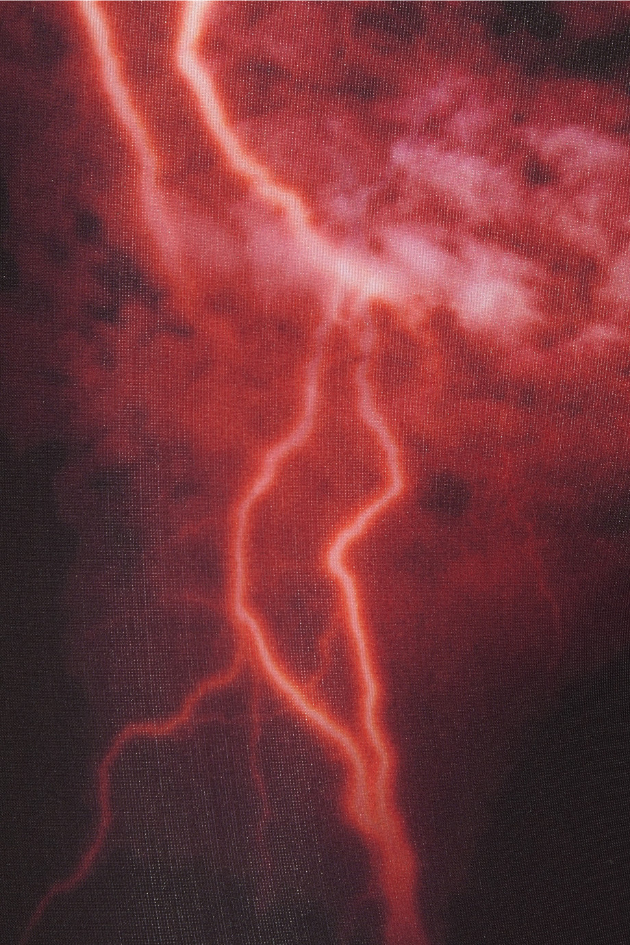 lightning print pants