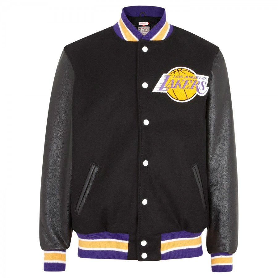 Vintage Lakers Leather Jacket / Men's Vintage Leather Jacket / Cockpit ...