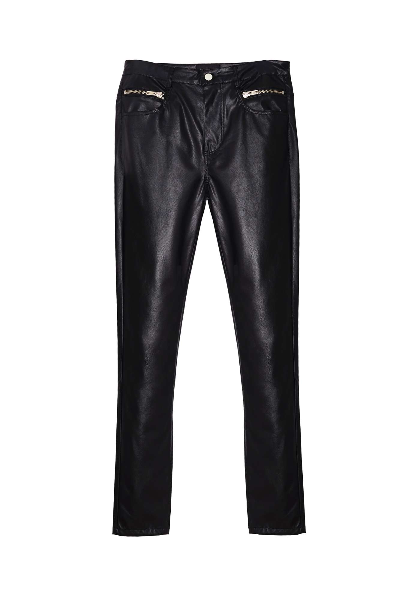 Lyst - Nasty Gal Bad Attitude Faux Leather Pants in Black