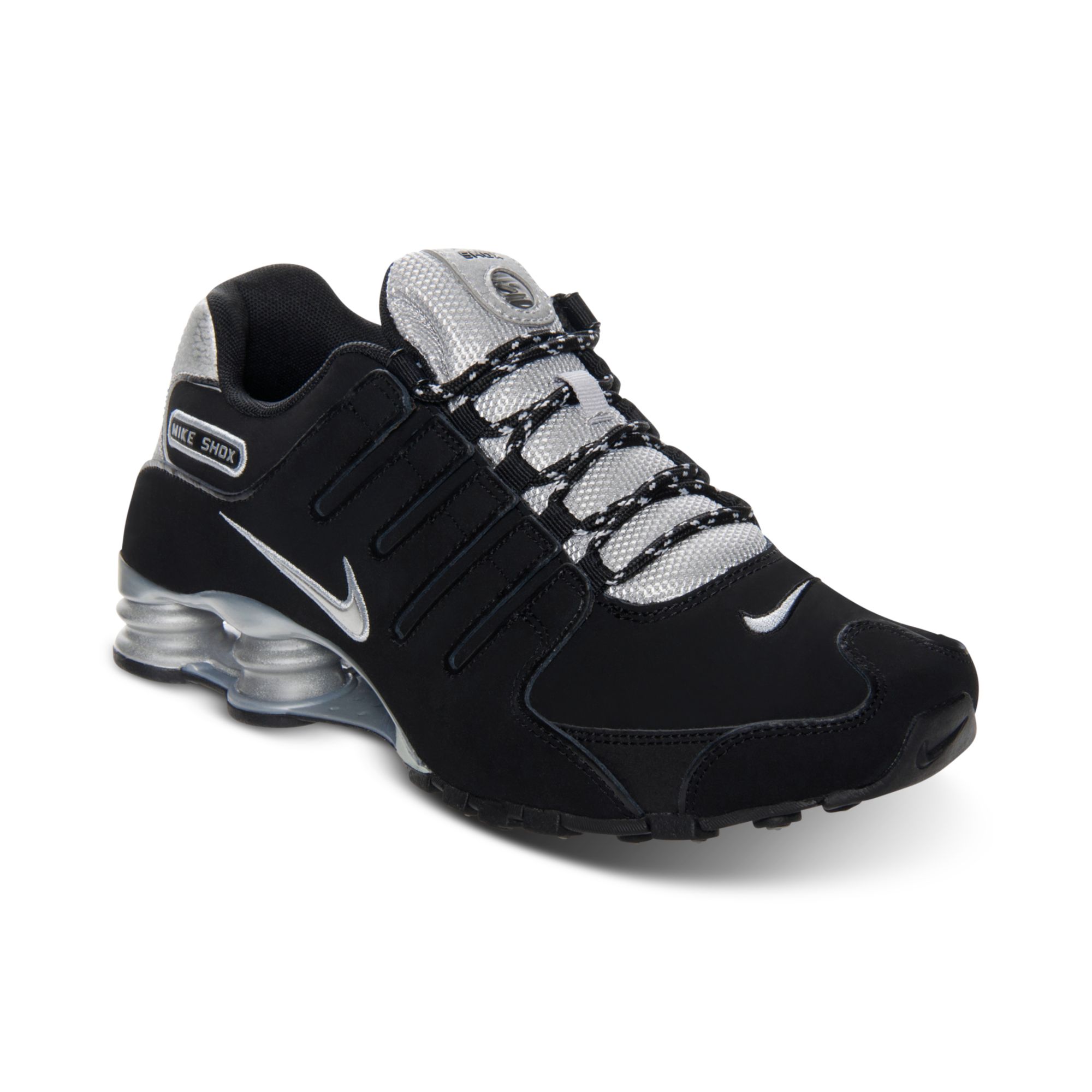 Nike Mens Shox Nz Eu Running Sneakers From Finish Line in Black for Men ...