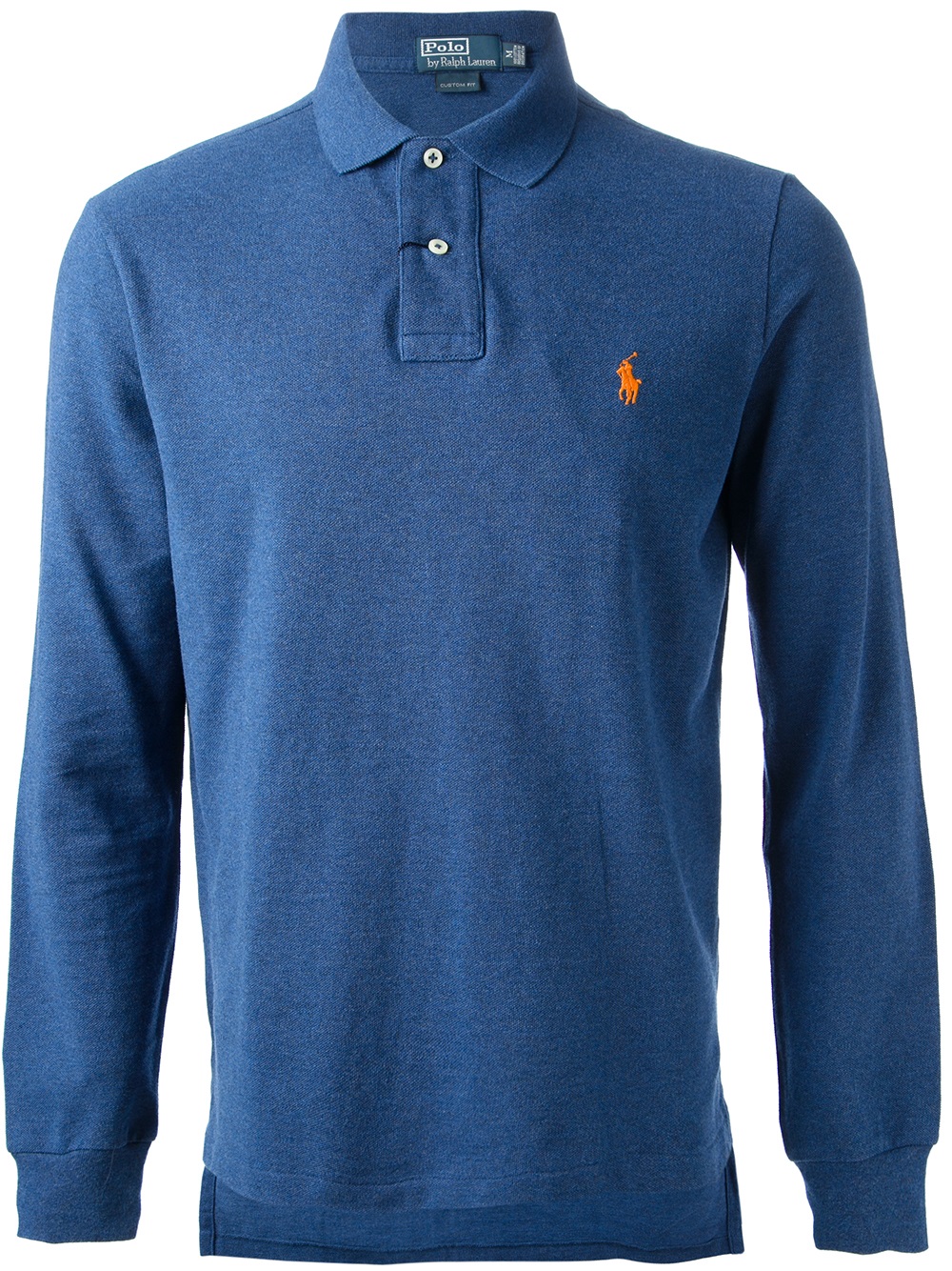 Lyst - Ralph Lauren Blue Label Long Sleeve Polo Shirt in Blue for Men