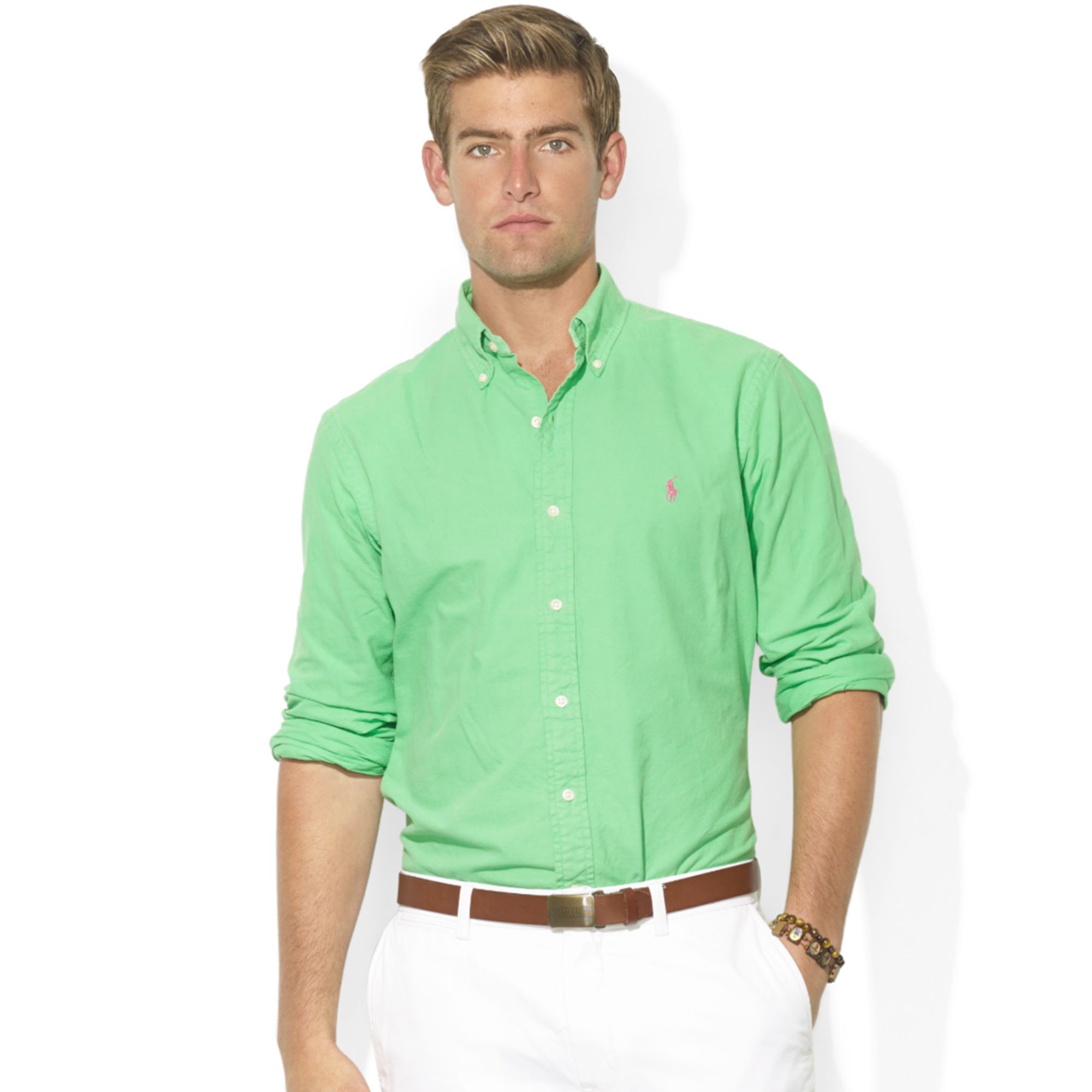 ralph lauren long sleeve sport shirt