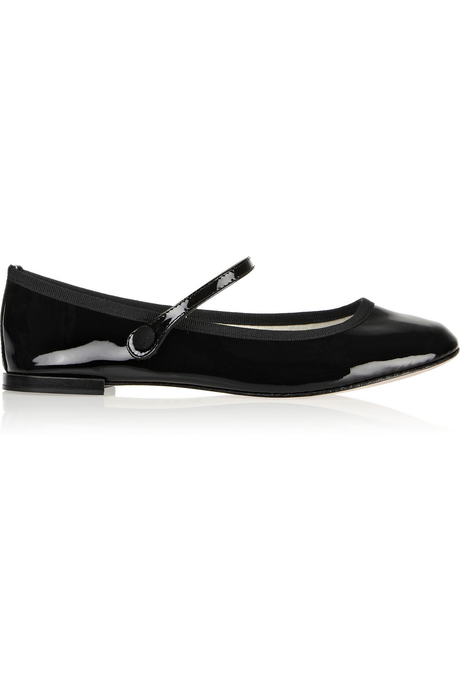 Repetto Lio Patent-Leather Mary Jane Ballet Flats in Black - Lyst