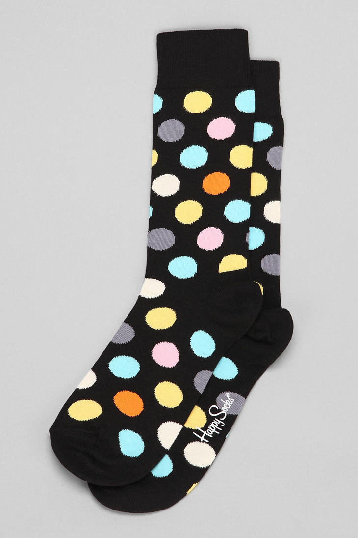 big outfitters outfitters big dot socks in black lyst big outfitters outfitters big dot socks in black lyst