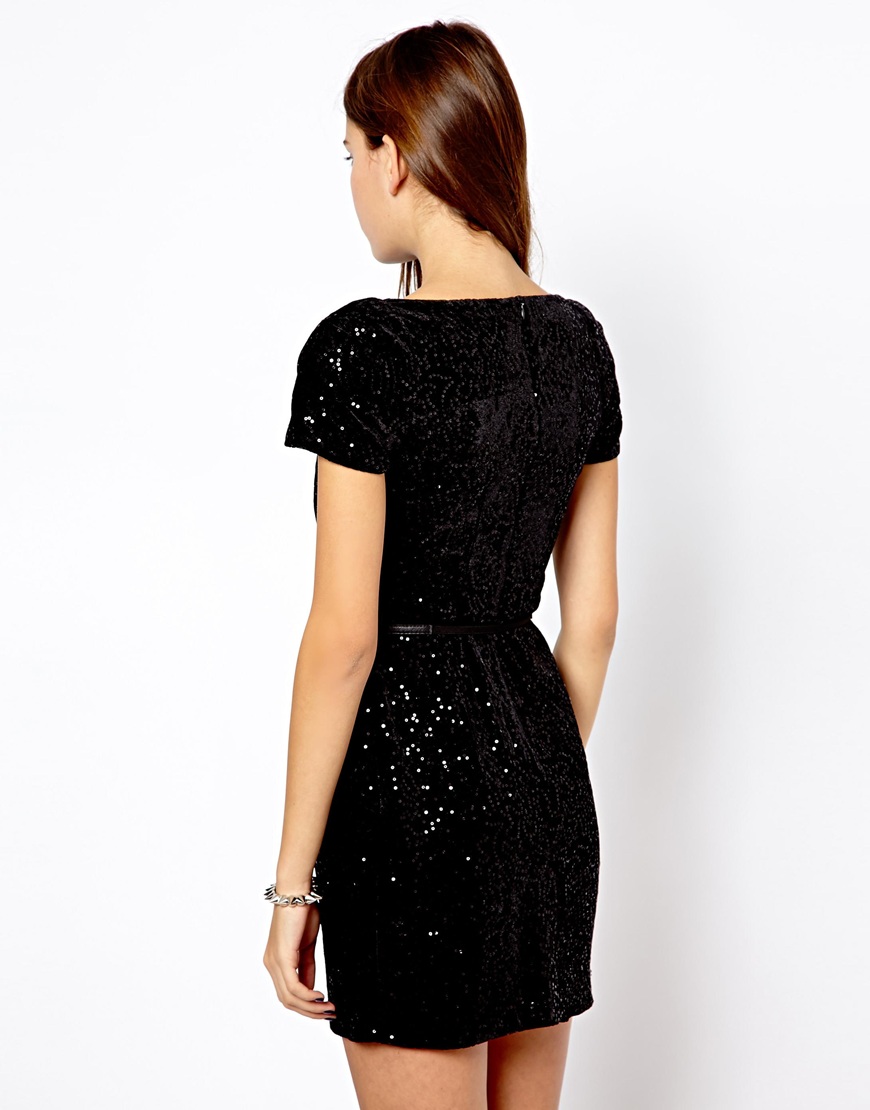 robe en sequin mango