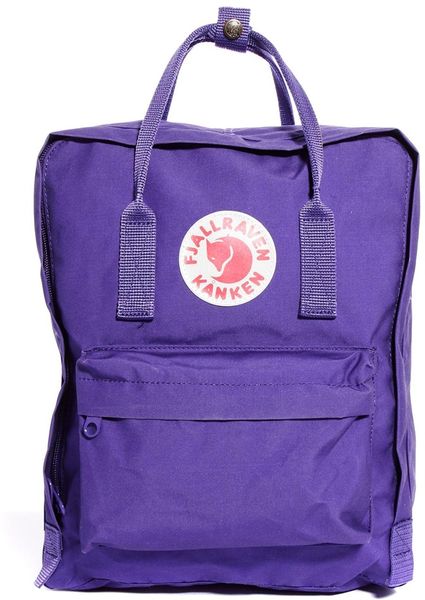 Fjallraven Kanken Backback in Purple | Lyst