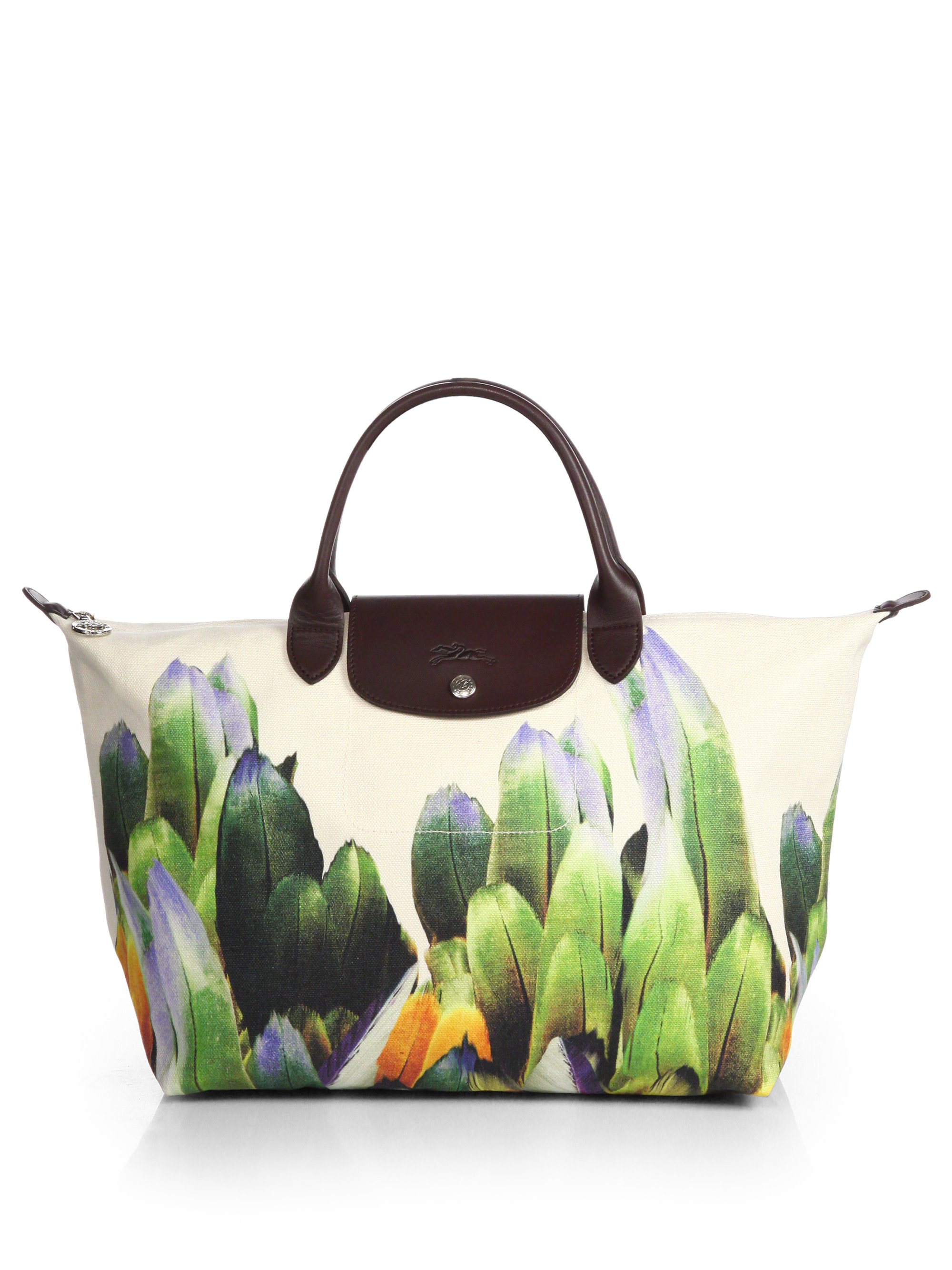 printed longchamp bags