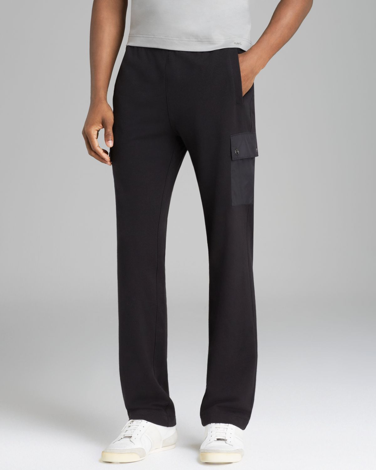 Michael Kors Cargo Pocket Knit Sweatpants in Black for Men - Lyst