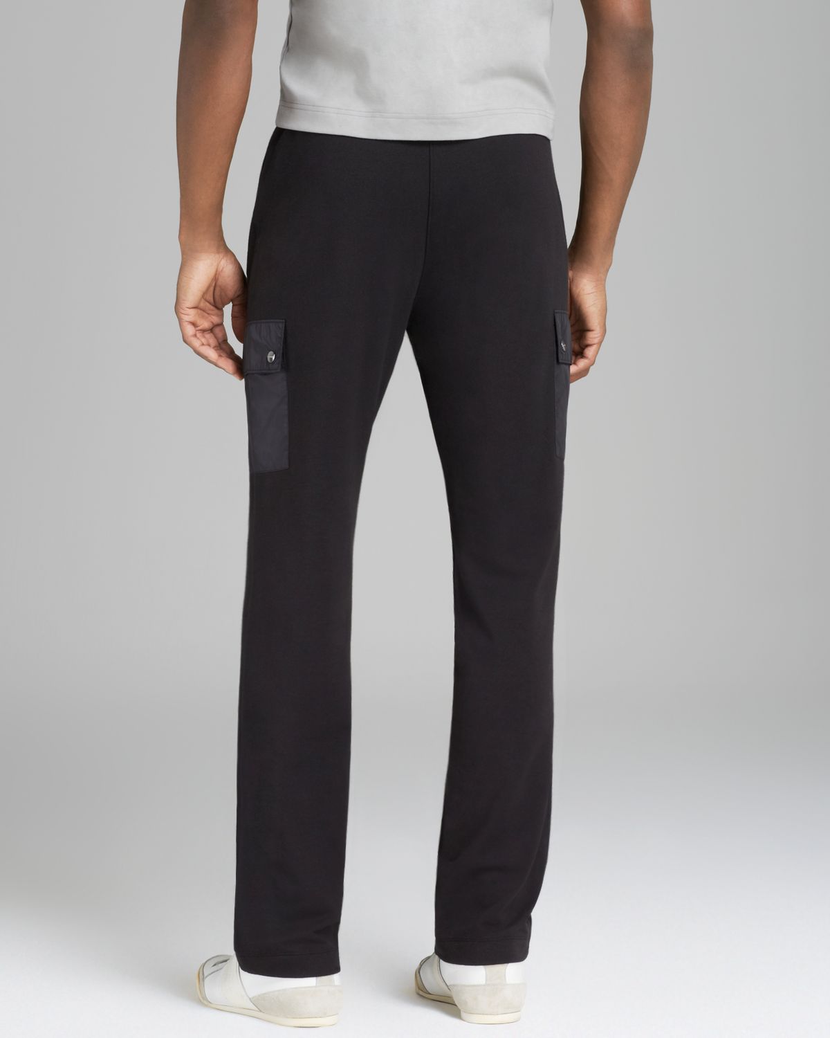 Michael Kors Cargo Pocket Knit Sweatpants in Black for Men - Lyst