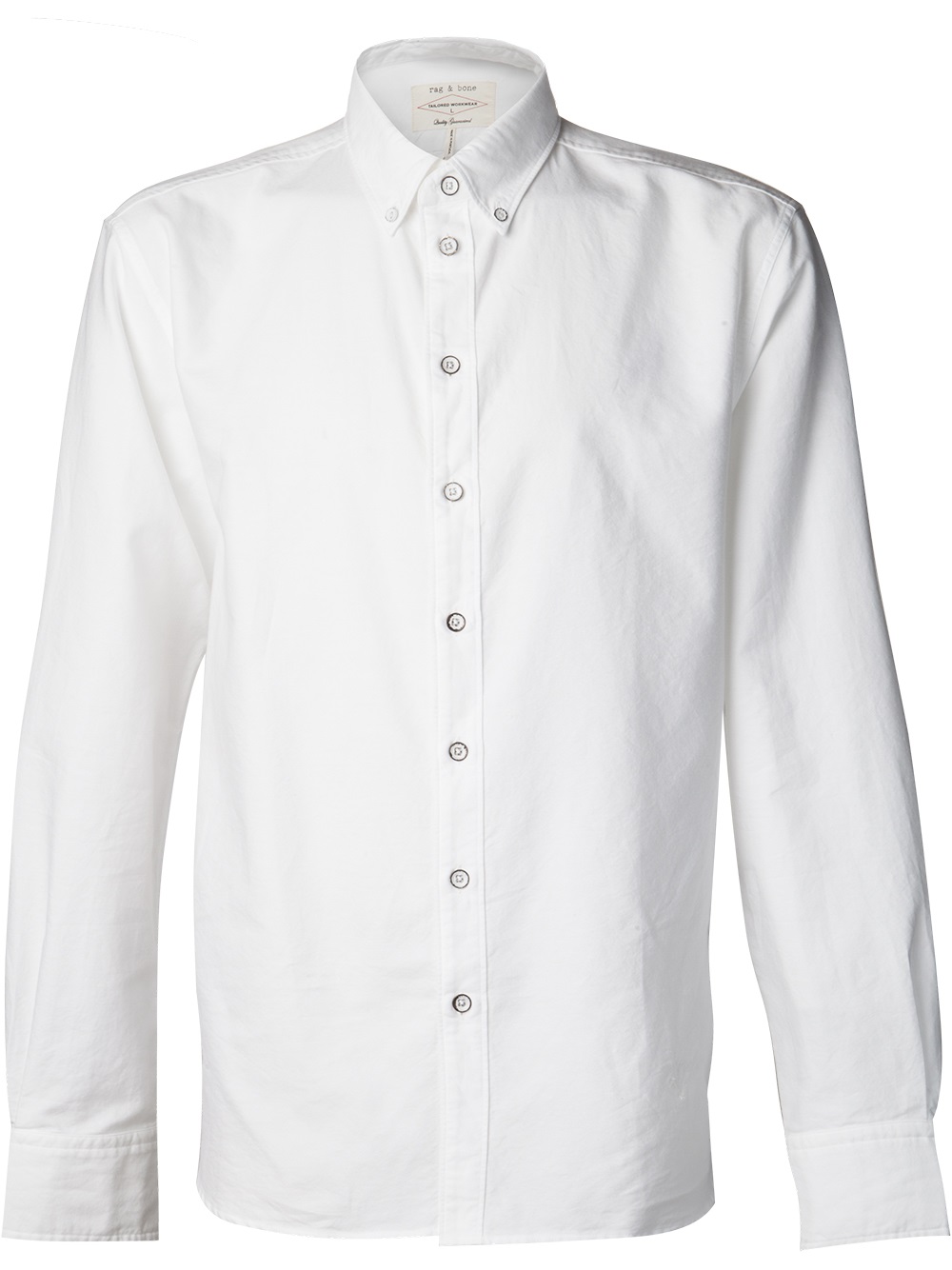 Rag & Bone Button Down Oxford Shirt in White for Men | Lyst