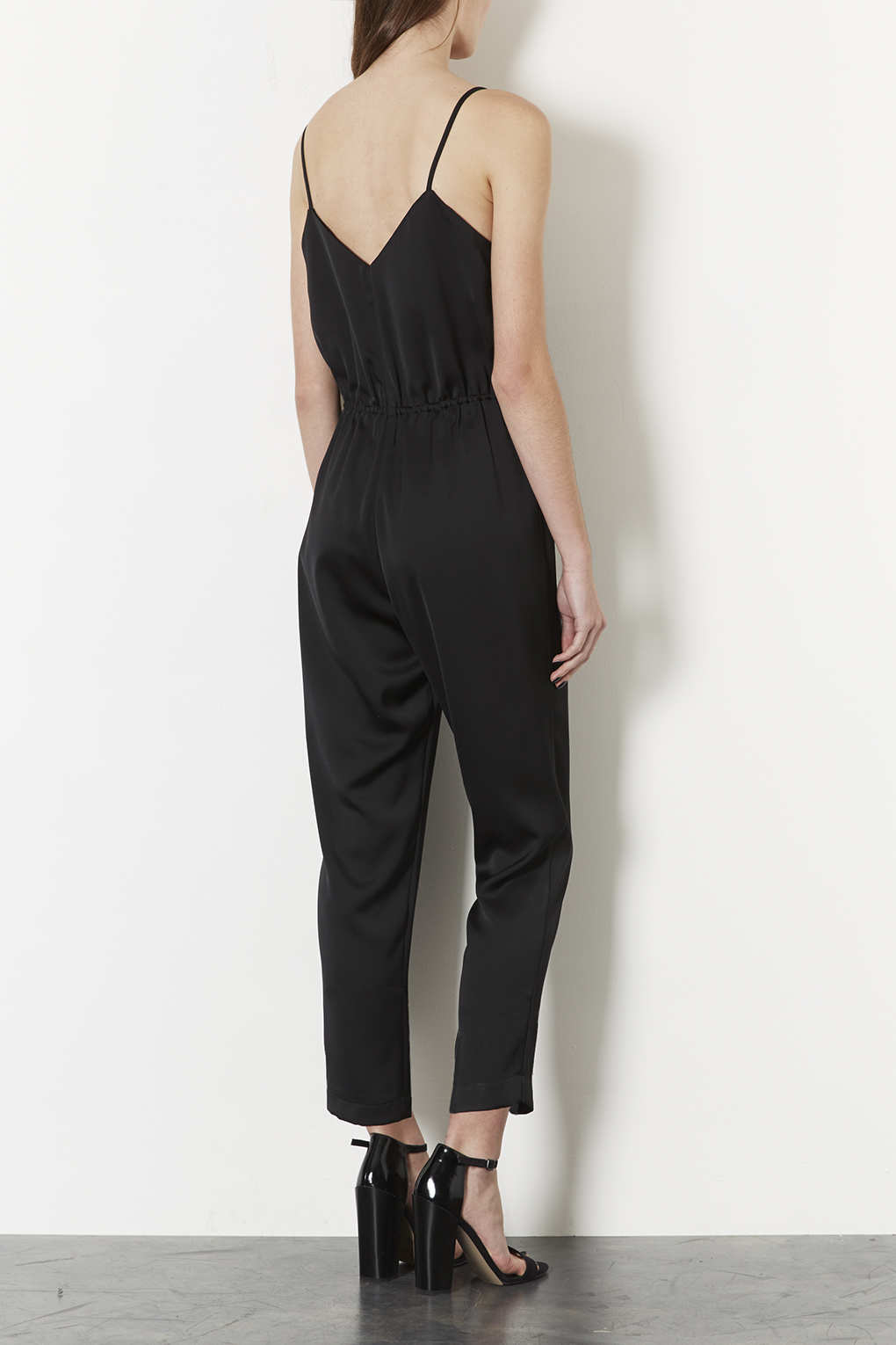topshop black jumpsuit