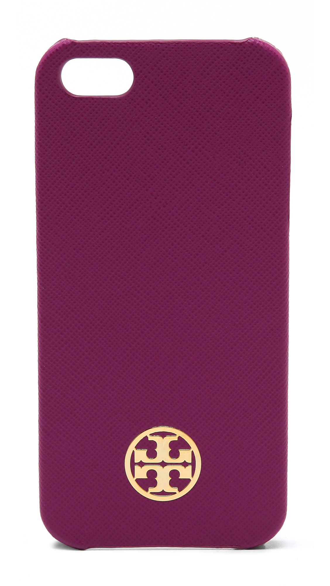 Tory Burch Robinson Leather Hardshell Iphone 5 5s Case in Pink | Lyst