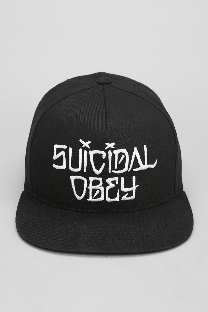 Urban Outfitters Obey X Suicidal Tendencies Propaganda Snapback Hat in  Black for Men | Lyst