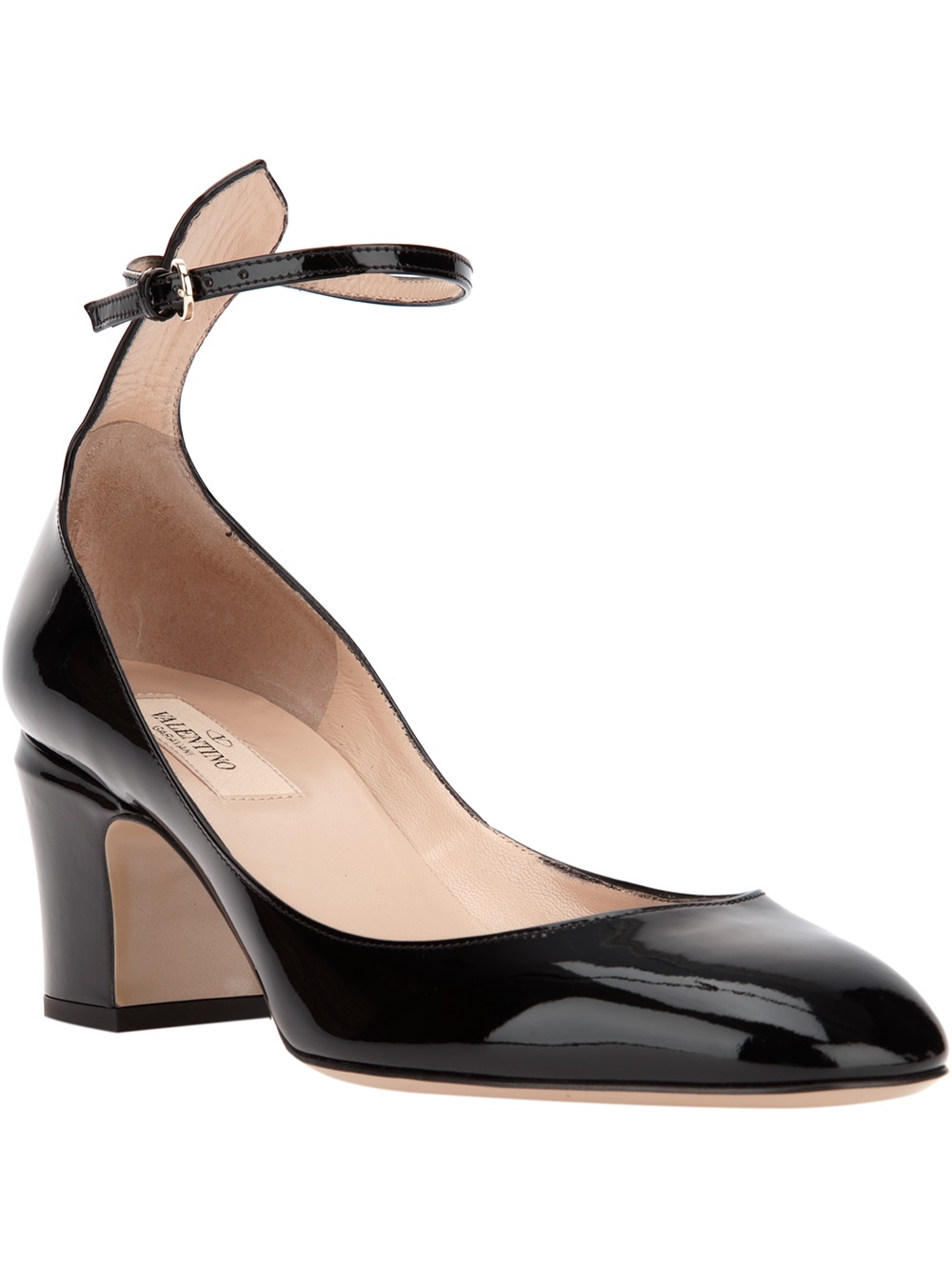 valentino strap shoes