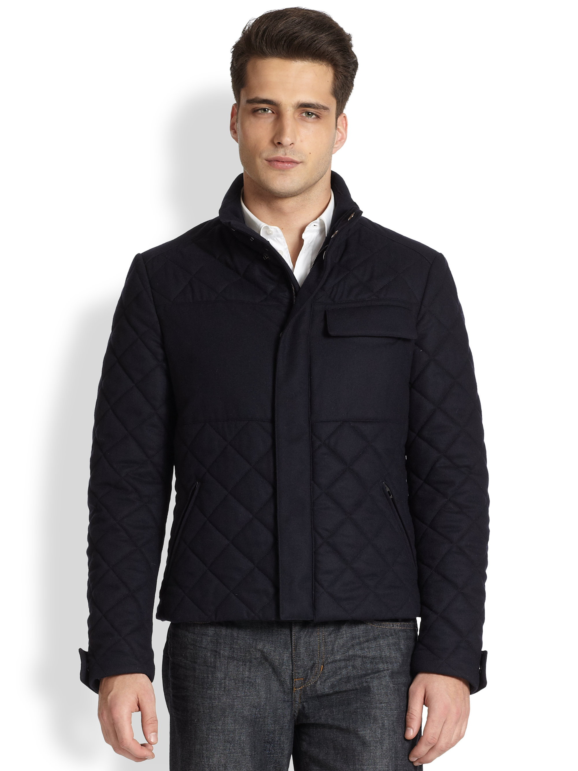 Allegri Quilted Jacket in Blue for Men | Lyst
