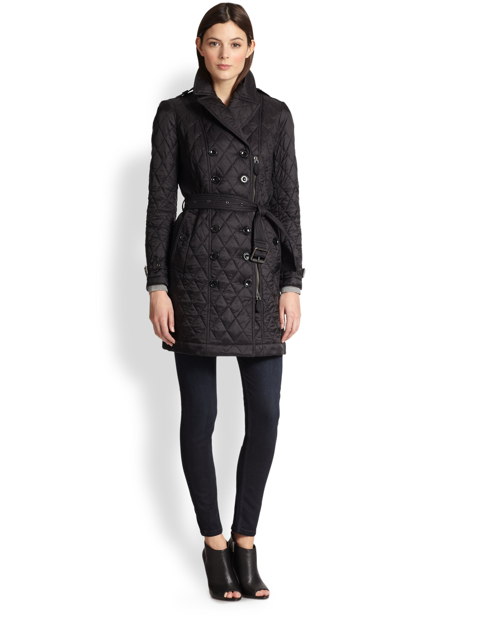 burberry brit quilted coat