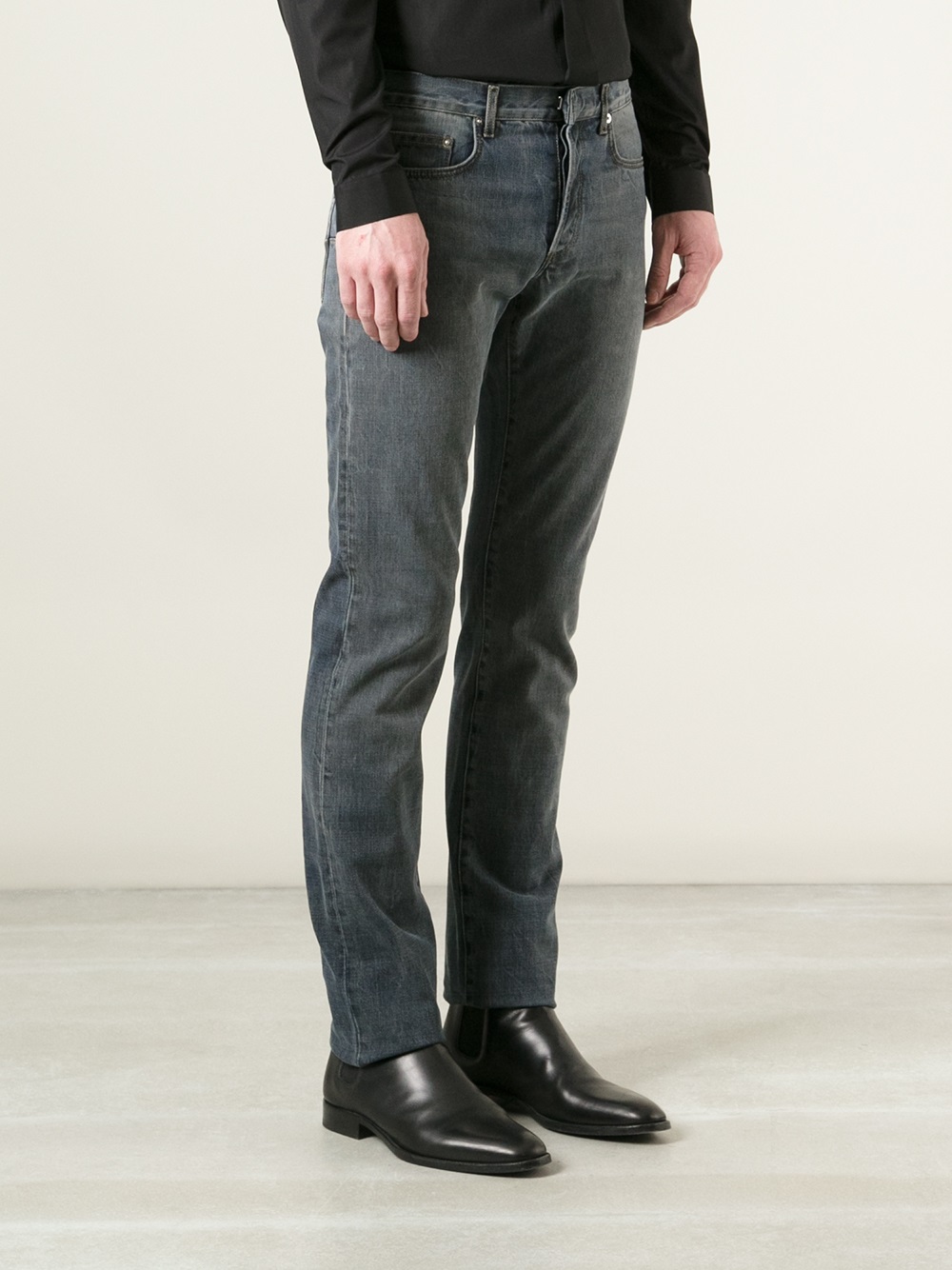 Dior homme Faded Skinny Jean in Gray for Men | Lyst