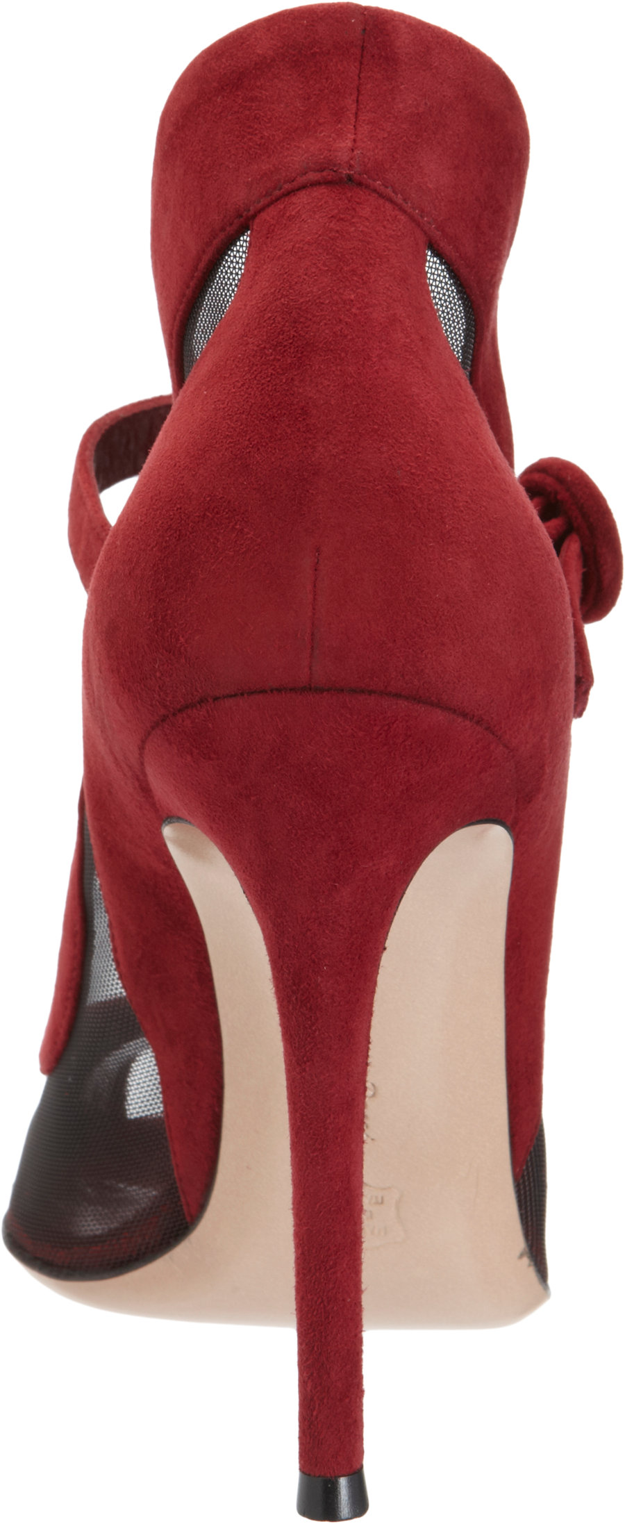 Gianvito rossi High Back Mary Jane Pump in Red | Lyst