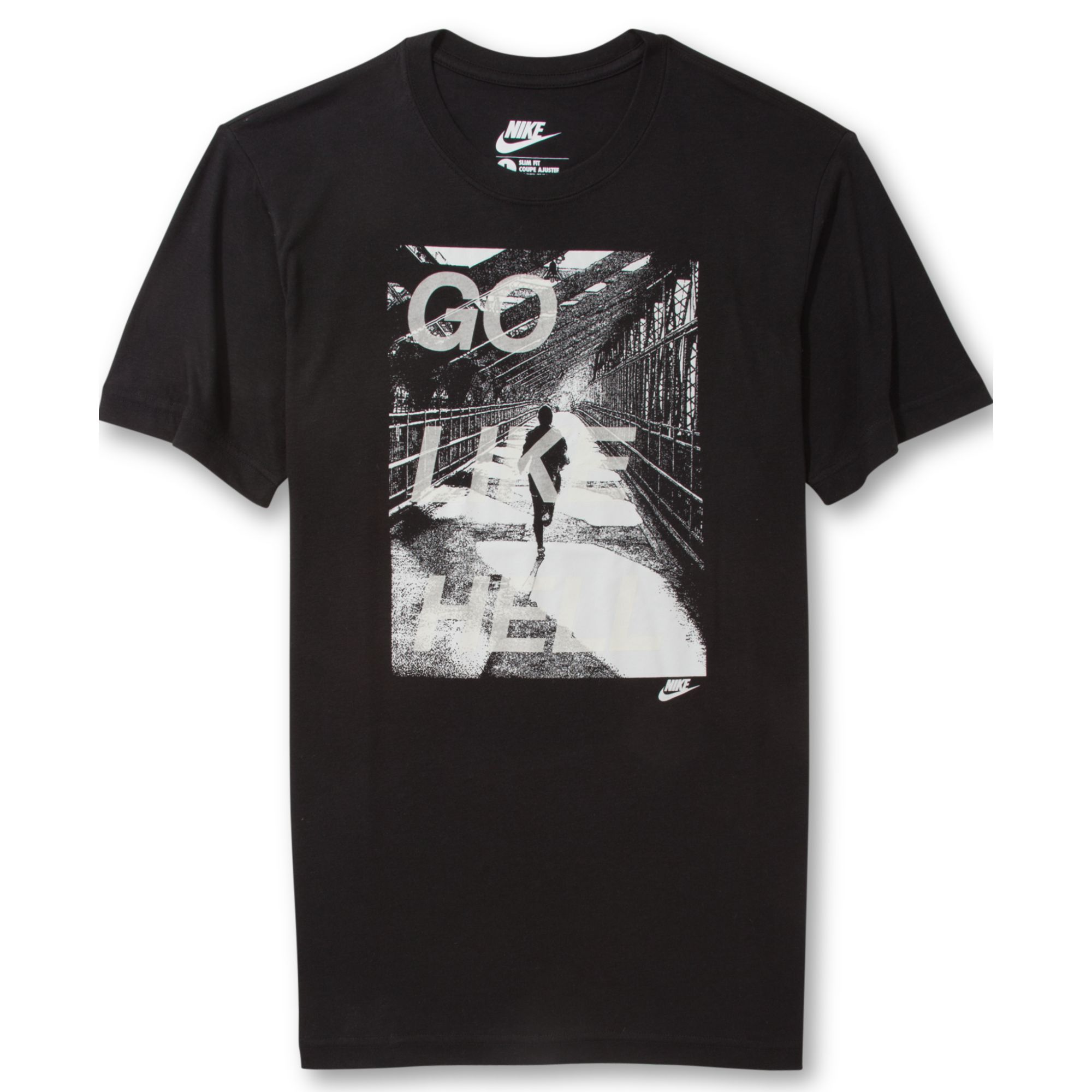 Nike Go Like Hell Graphic Tshirt in Black for Men - Lyst