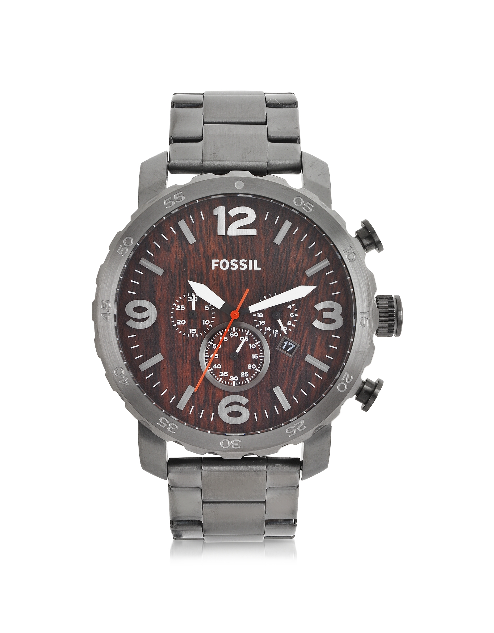 fossil q nate stainless steel