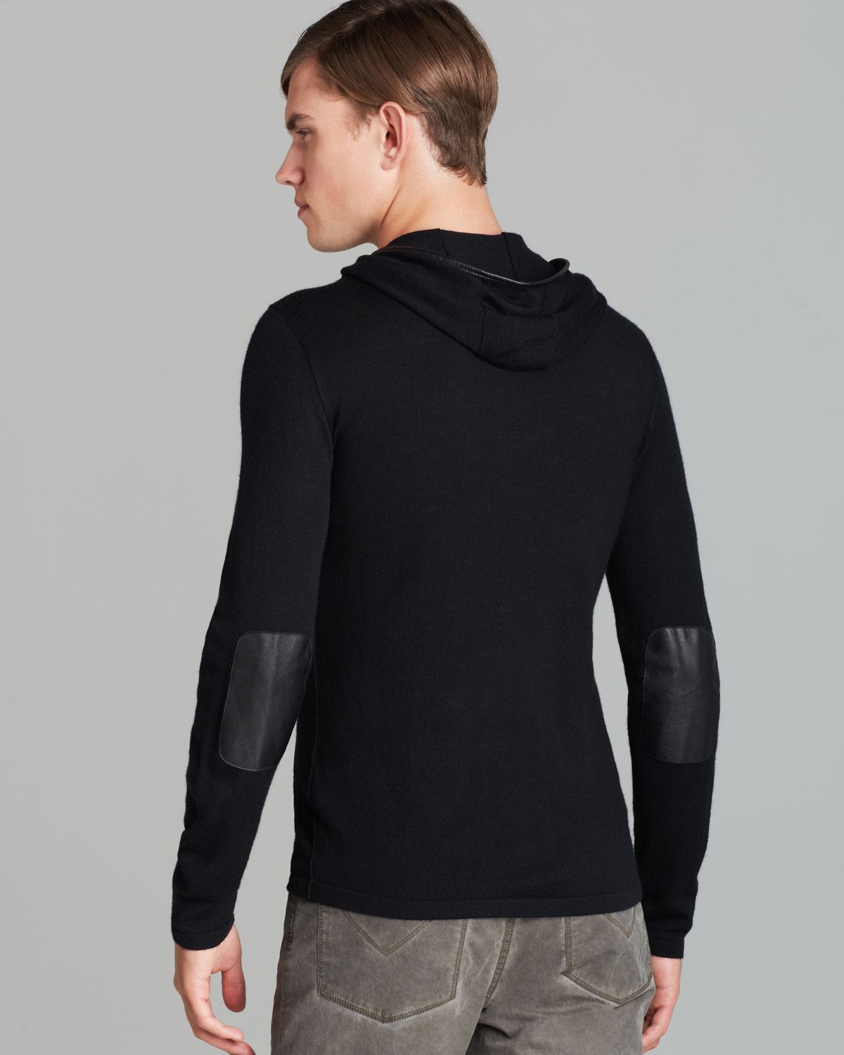 John varvatos cashmere hoodie 2025