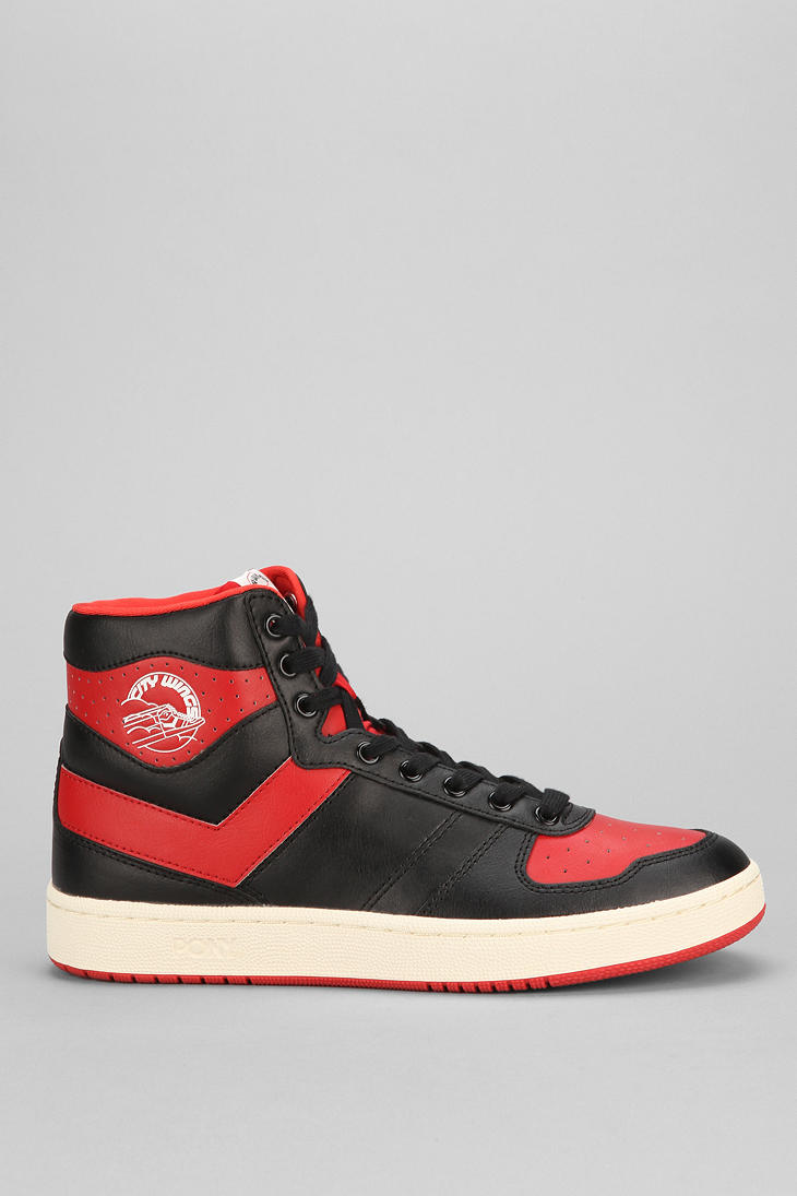 Urban Outfitters Pony City Wings Hightop Sneaker in Red for Men | Lyst