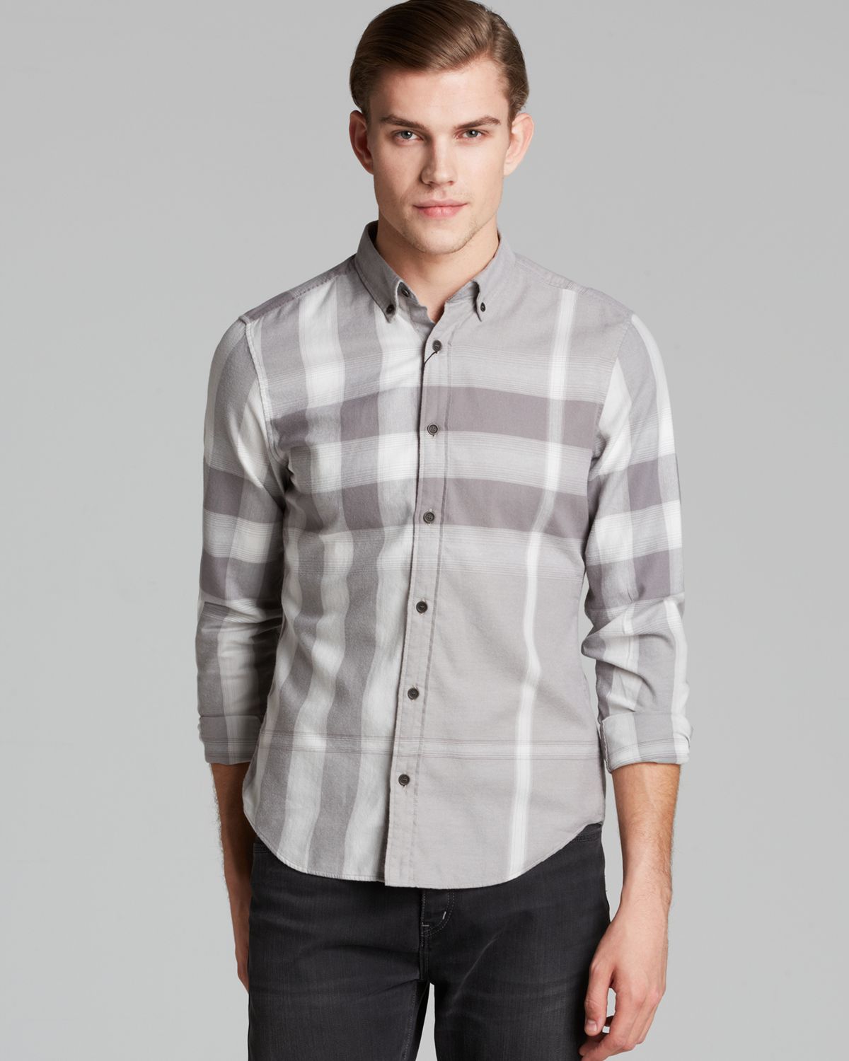 burberry fred check shirt