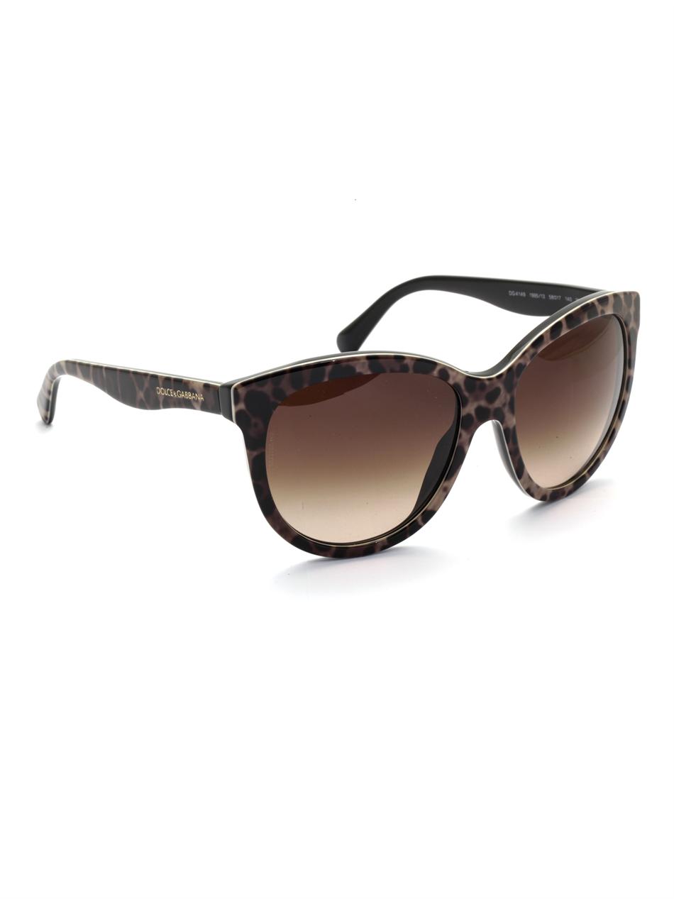 dolce and gabbana leopard glasses