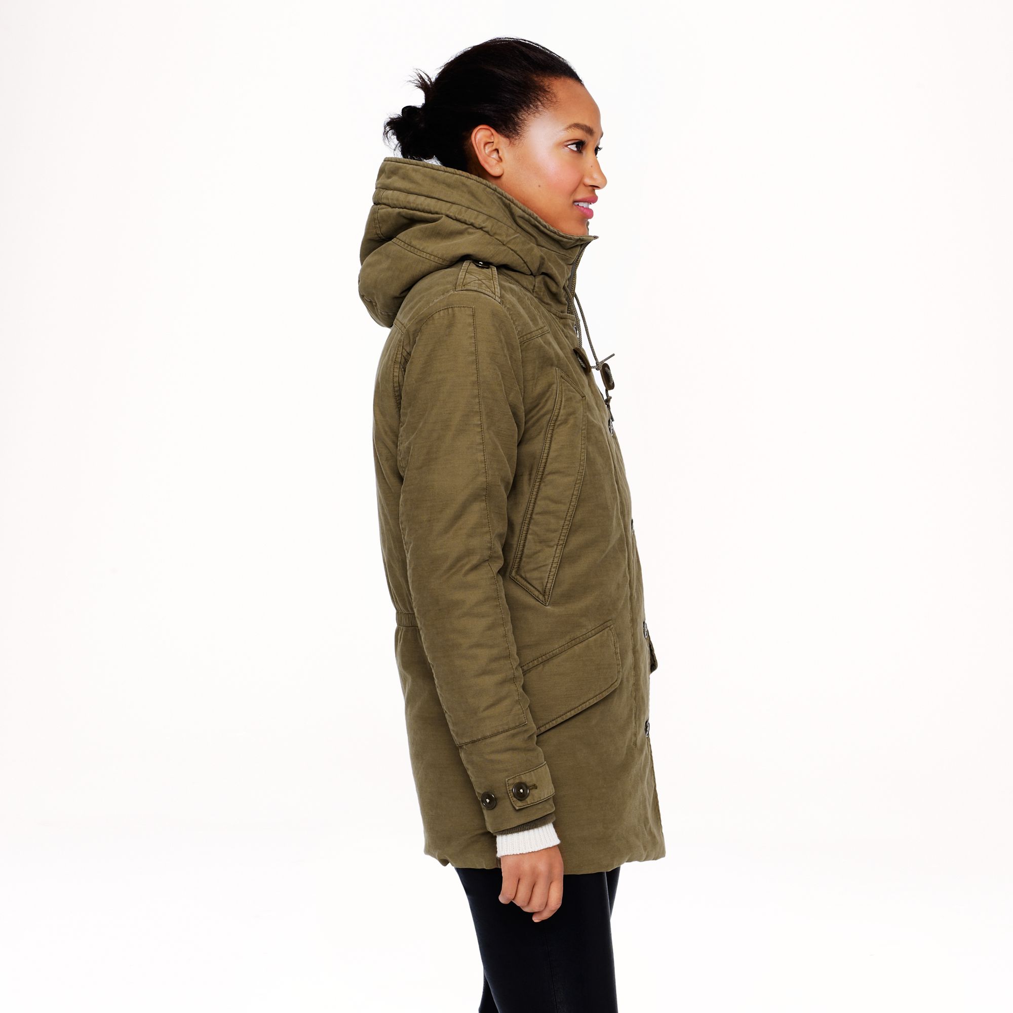 j crew windbreaker with sherpa lining