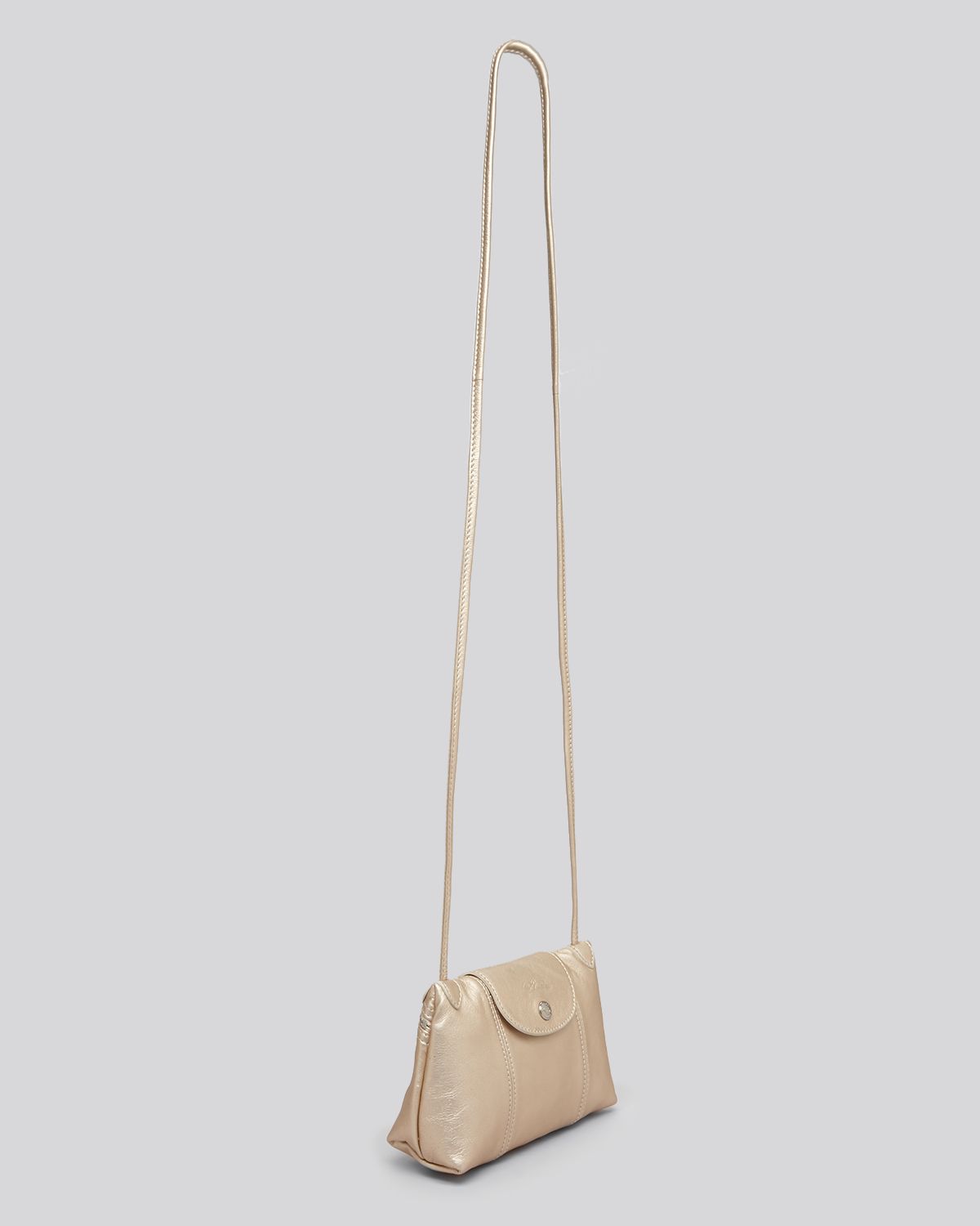 longchamp le pliage cuir small crossbody