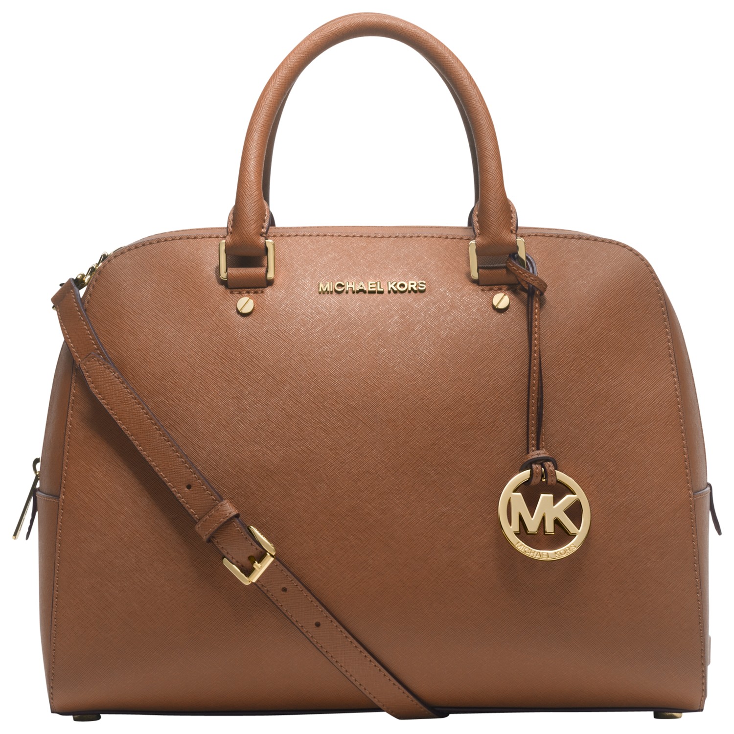 Michael Michael Kors Jet Set Travel Large Satchel Bag in Brown (Luggage ...