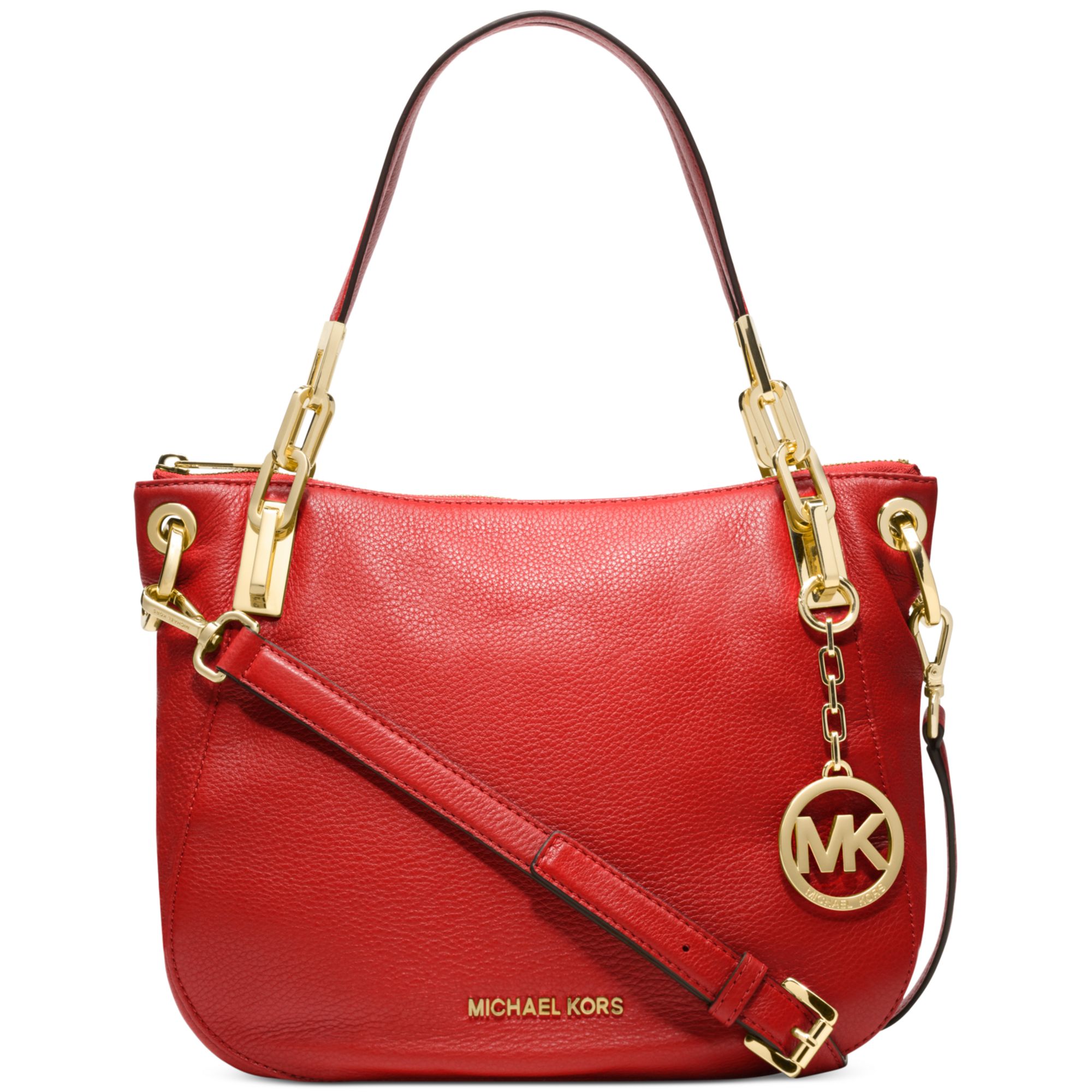 Lyst - Michael kors Medium Shoulder Tote in Orange