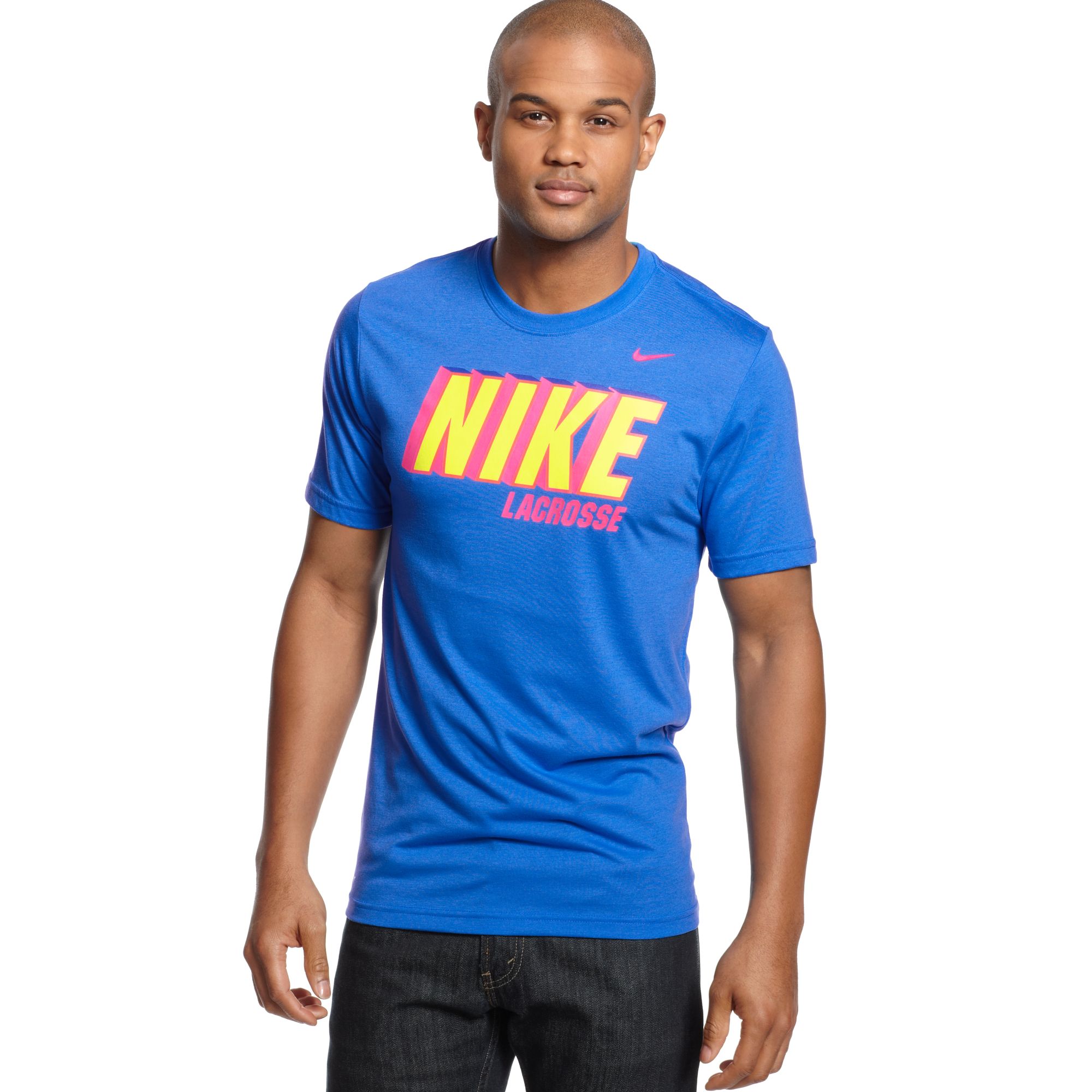 Nike Drifit Vintage Lacrosse Tshirt in Blue for Men (Photo Blue) | Lyst