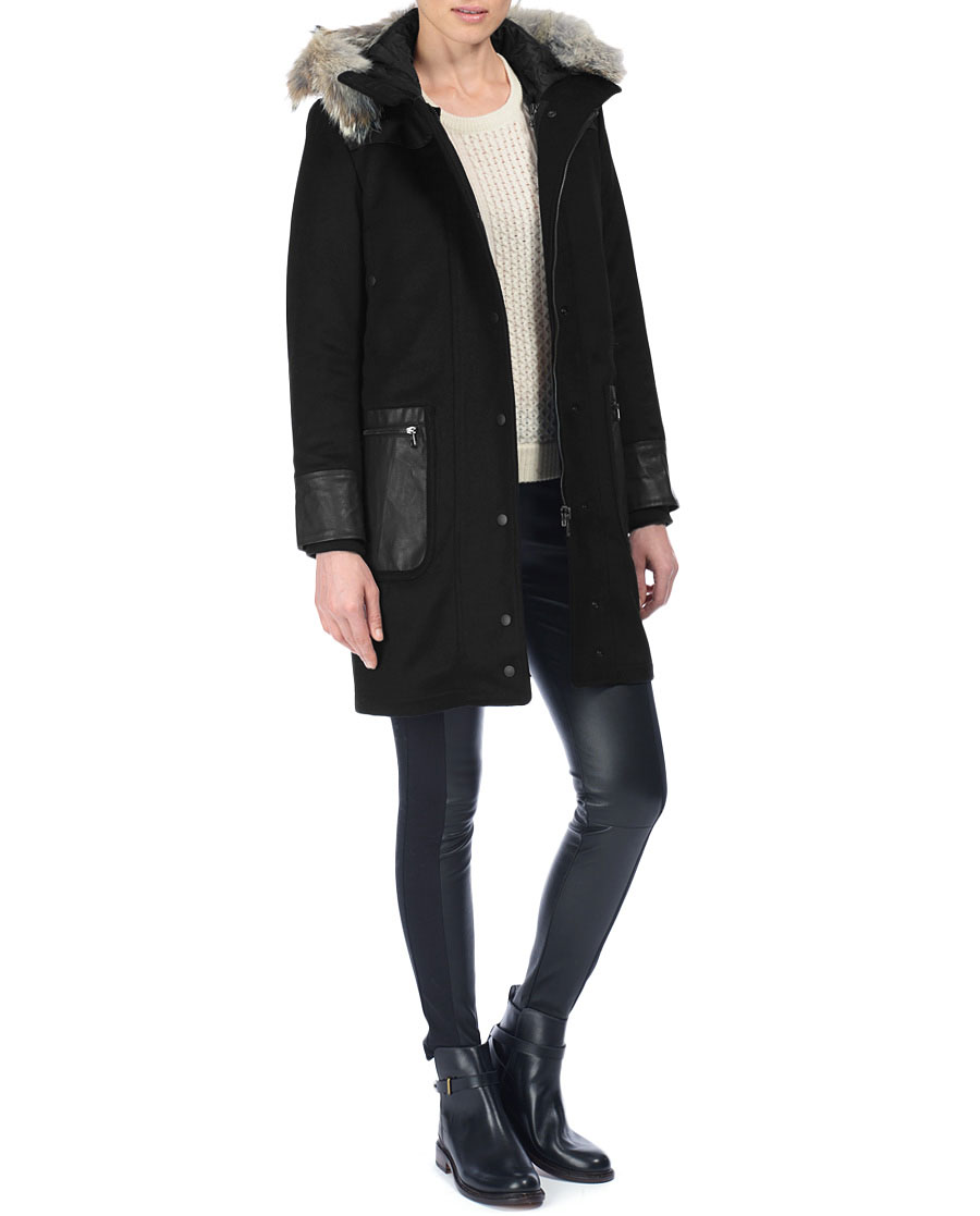 Lyst Rag & Bone Belfast Coat in Black