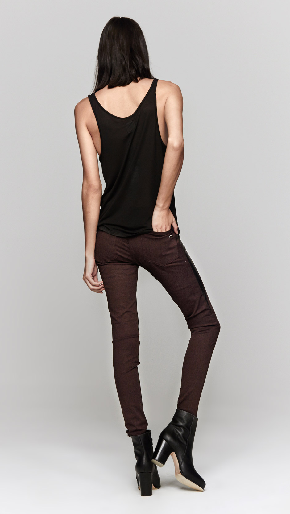 Lyst - Rag & Bone Pop Leggings in Red