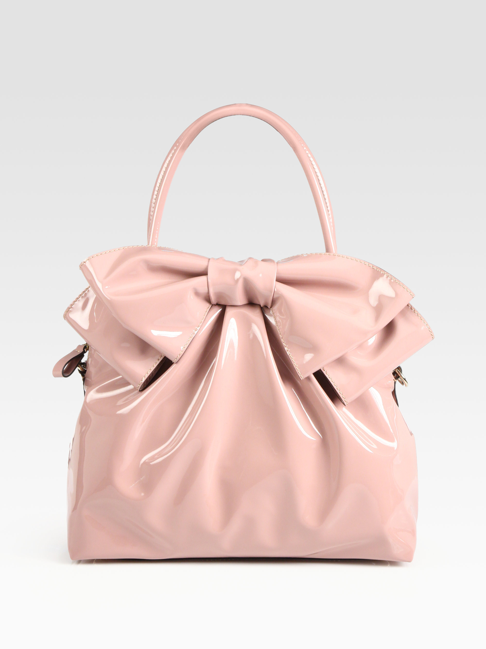 Valentino Lacca Dome Bag in Blush (Pink) Lyst
