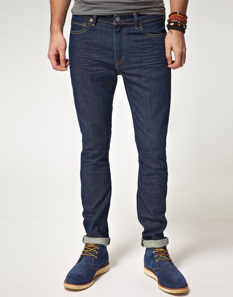 Asos Levis Jeans 510 Skinny in Blue for Men | Lyst
