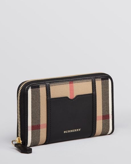 Burberry Wallet Large Bridal House Zip in Red (Military Red) | Lyst