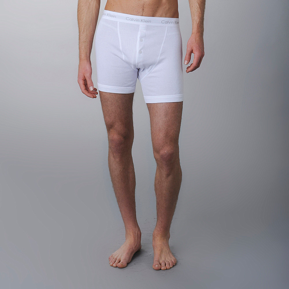 calvin klein button boxer shorts