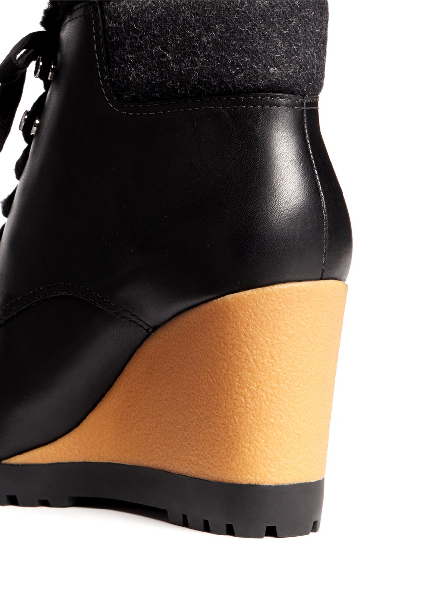 cole haan wedge booties