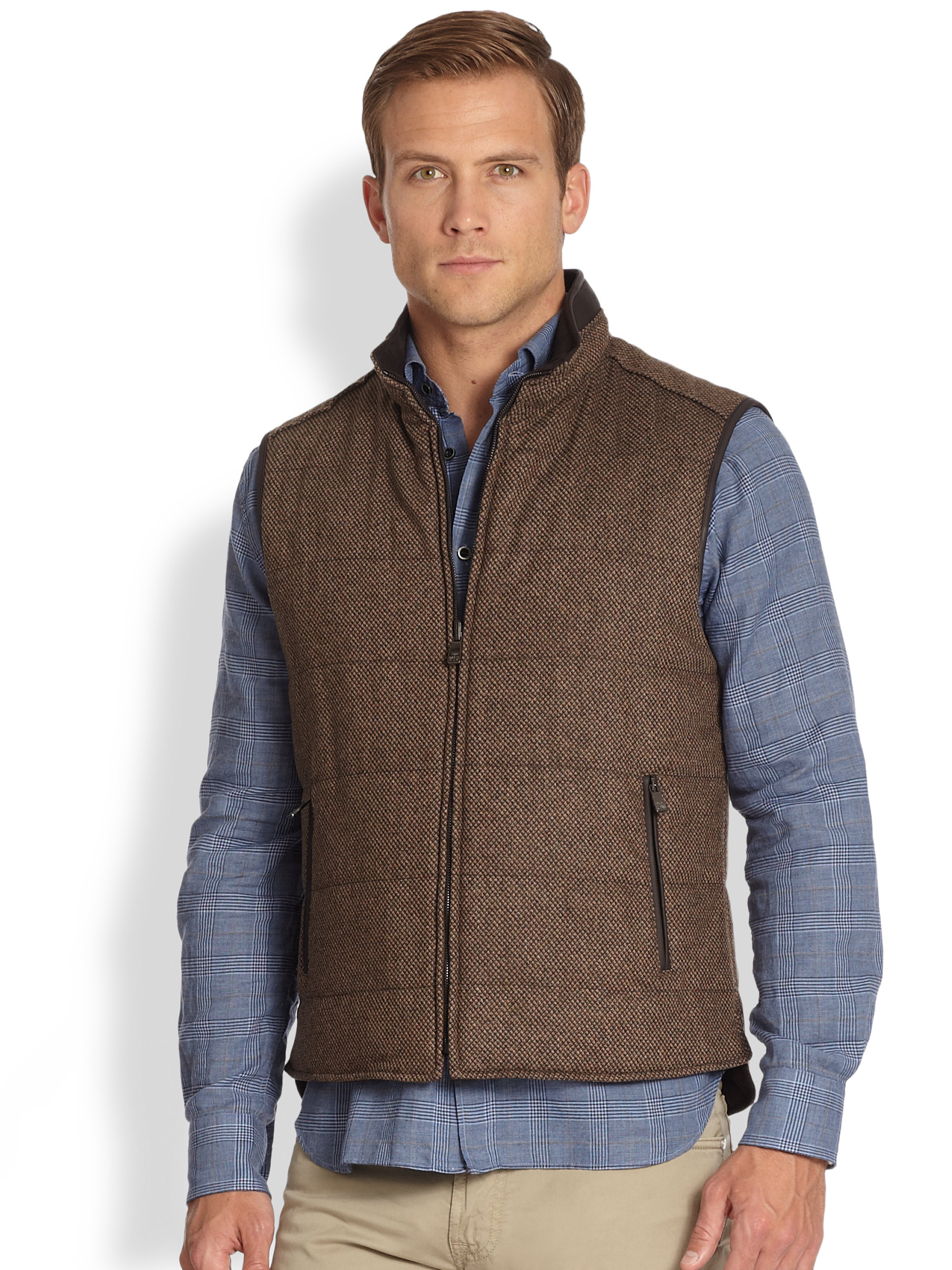 Shop by category Tweed Vests Tweed is naturally durable, insulating and practical - the perfect fabric for a vest. With traditional British designs trending on the international fashion scene, tweed truly is enjoying its moment.