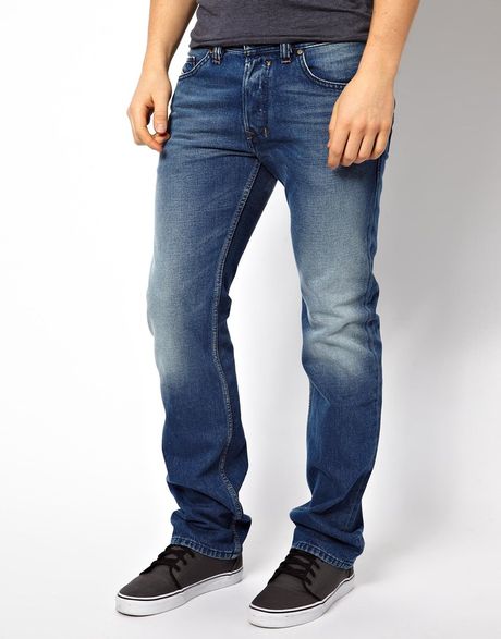 Diesel Jeans Safado 823C Straight Fit Light Wash in Blue for Men | Lyst