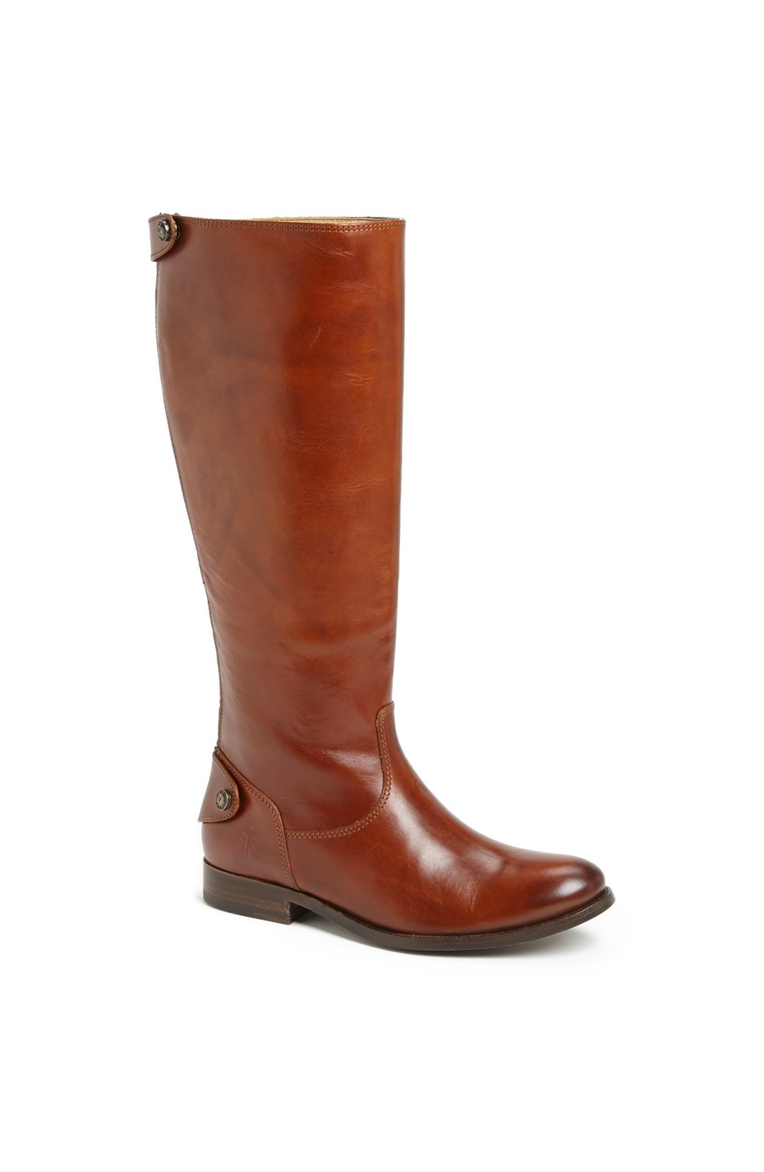 Frye Melissa Button Back Zip Boot in Brown (Cognac Extended) | Lyst