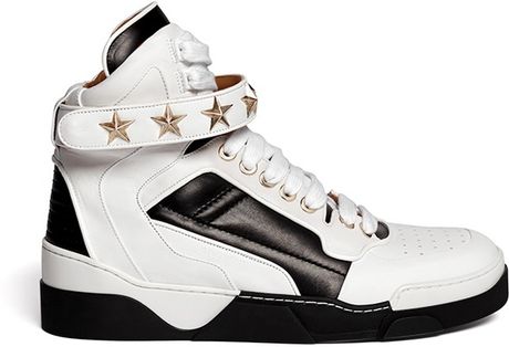 Givenchy High-Top Star Stud Sneakers in White for Men (White,Multi ...