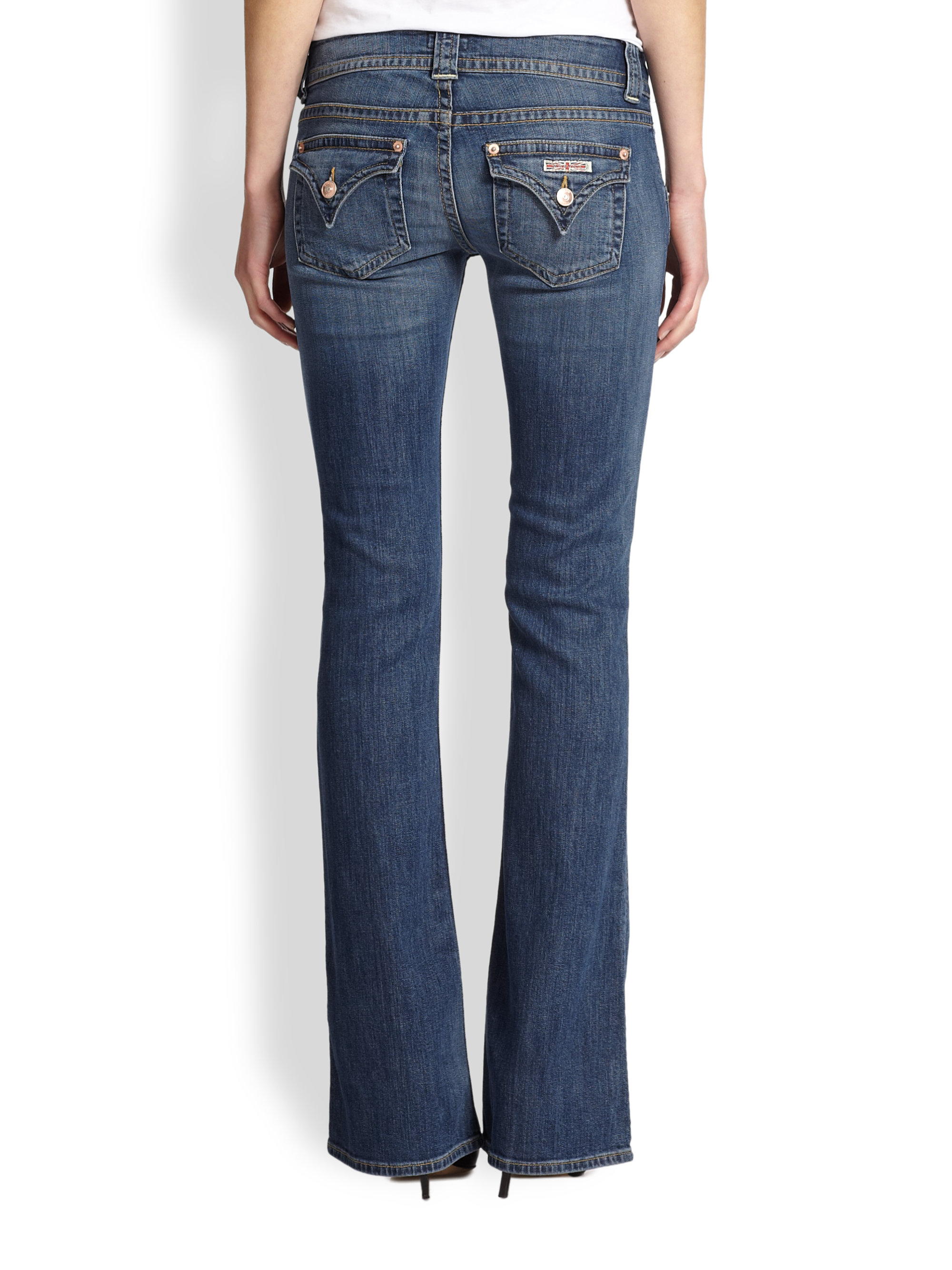 Hudson jeans Signature Bootcut Jeans in Blue | Lyst