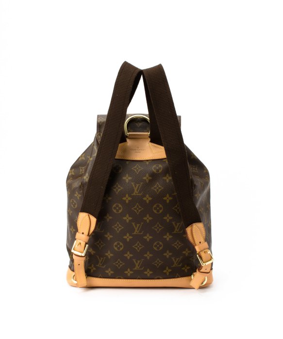Louis vuitton Brown Monogram Canvas Montsouris Gm Backpack in Brown | Lyst