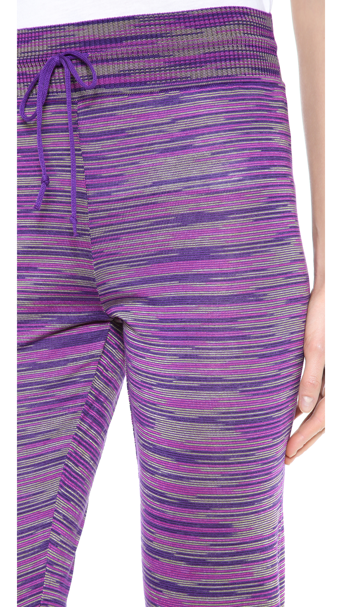 id knit track pants
